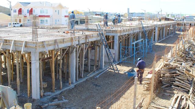 Gran avance en la construcción de las 204 viviendas en Río Grande