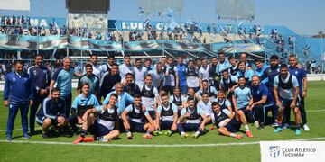 Atlético Tucumán acompañado por su hinchada entrenó pensando en Estudiantes