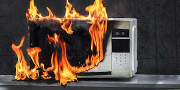 Microondas quemado