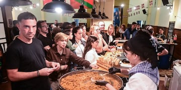 El menú de paella dijo presente en más de un establecimiento.