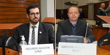 Facundo Luna (frente Cambia Jujuy) y Gastón Remy (Frente de Izquierda-Unidad), convencionales constituyentes de Jujuy.