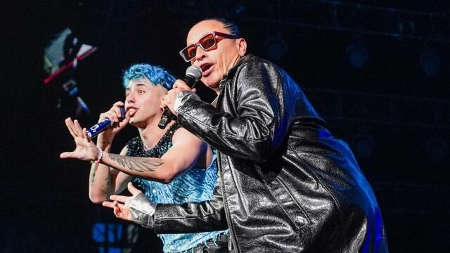 Luck Ra invitó al escenario a Elvis Crespo y juntos cantaron Suavemente (Foto: Instagram de Elvis Crespo)