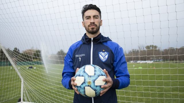 El mendocino Juan Martín Lucero, jugador de fútbol.