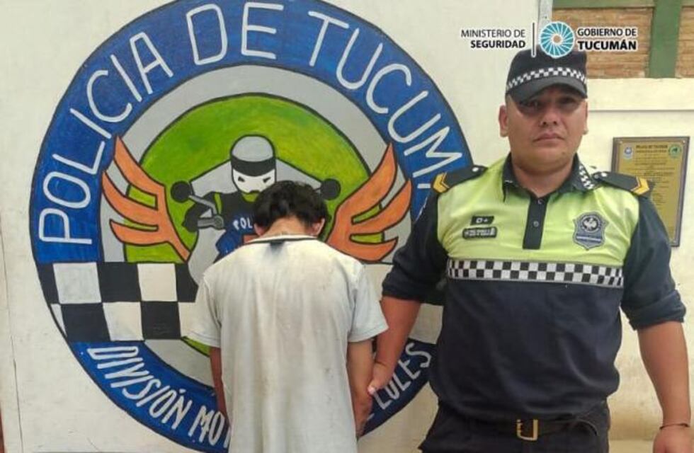 Lules: policías atrapan un ladrón de estéreos