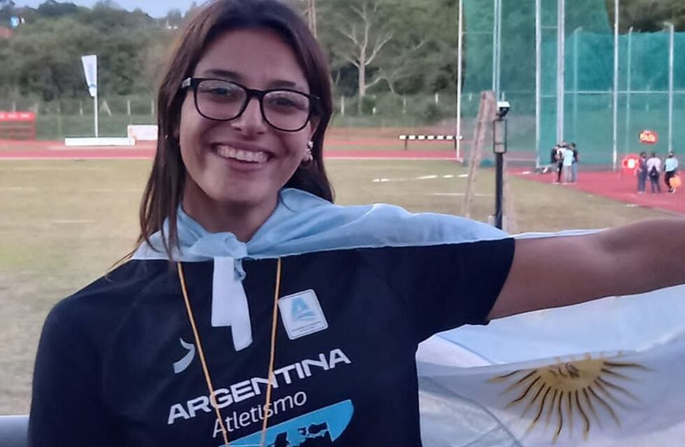 Con Florencia Dupans, Mendoza obtuvo bronce en el Sudamericano U20 de atletismo