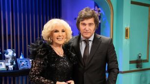 Mirtha Legrand y Javier Milei. (Instagram Mirtha Legrand)