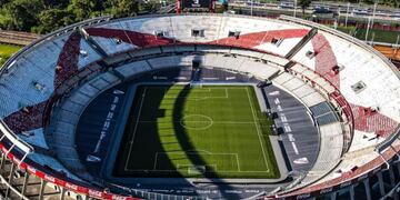 Comenzaron las obras para ampliar al Estadio Monumental.