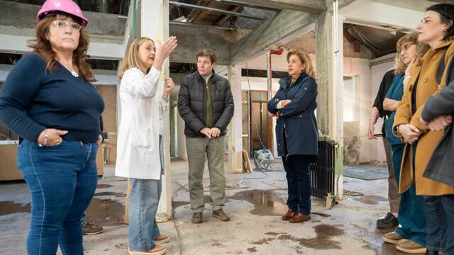 Río Grande: obras de remodelación en el sector de maternidad del Hospital Regional