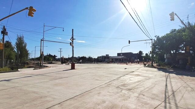 Habilitan el tránsito en Dean Funes y Sarmiento.