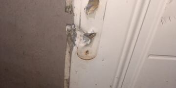 Intentaron forzar la cerradura de una casa y consiguieron alojamiento en la comisaría de Alta Gracia.