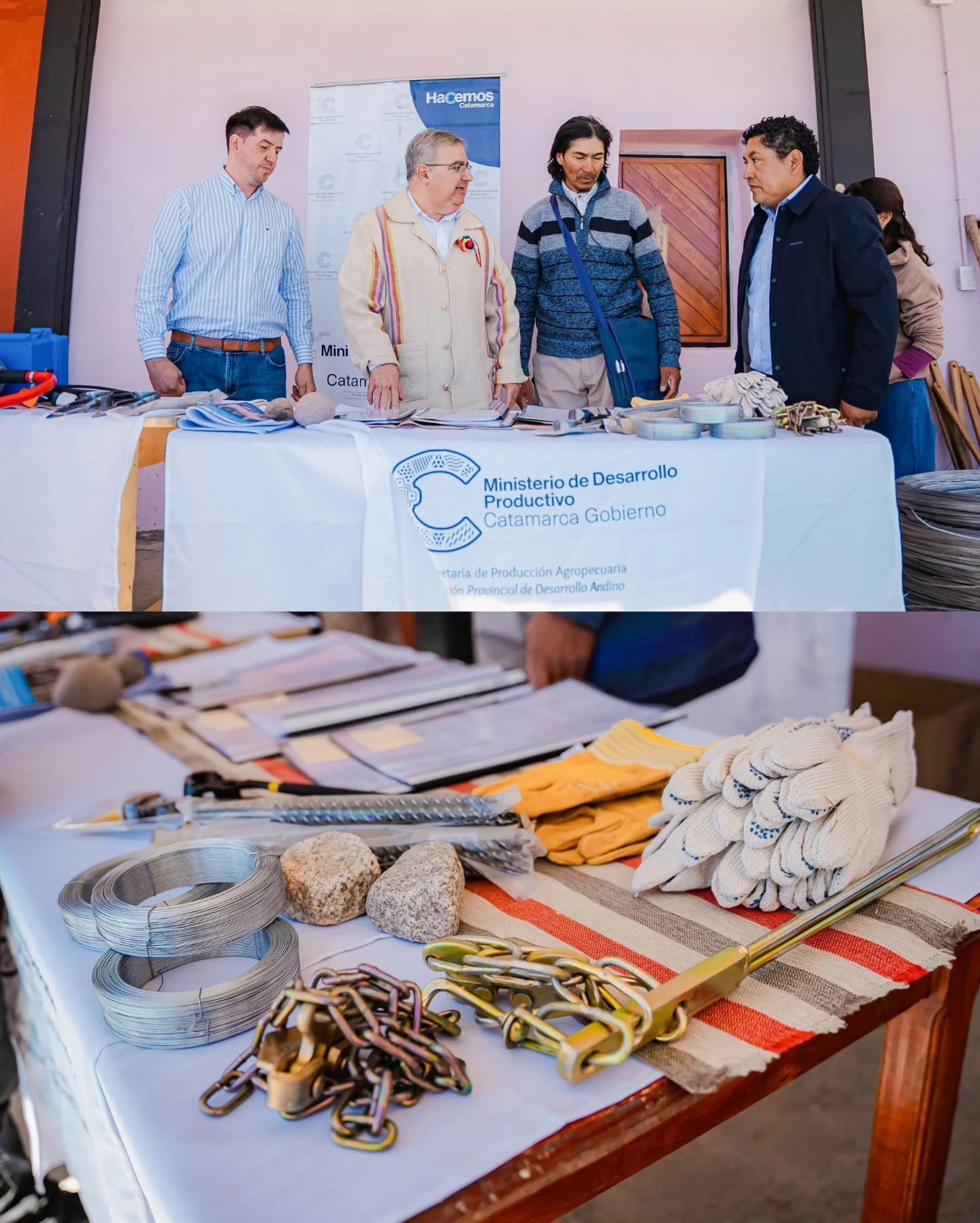 Raúl Jalil destacó el valor identitario y productivo de esta práctica ancestral de la Puna.