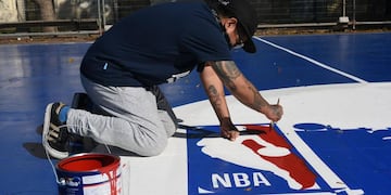 La NBA remodeló la cancha del parque Urquiza