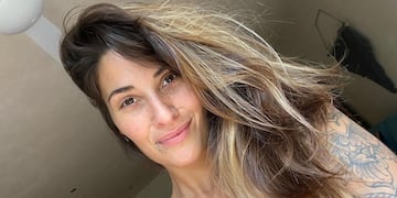 Ivana Nadal posó desde el mar de Tulum con una microbikini blanca cuadrada. (Foto: Instagram)