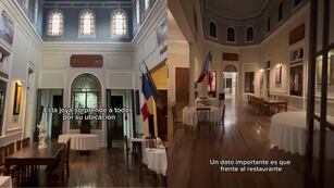 El espacio gastronómico es muy bello.