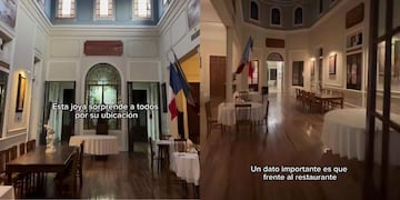 El espacio gastronómico es muy bello.
