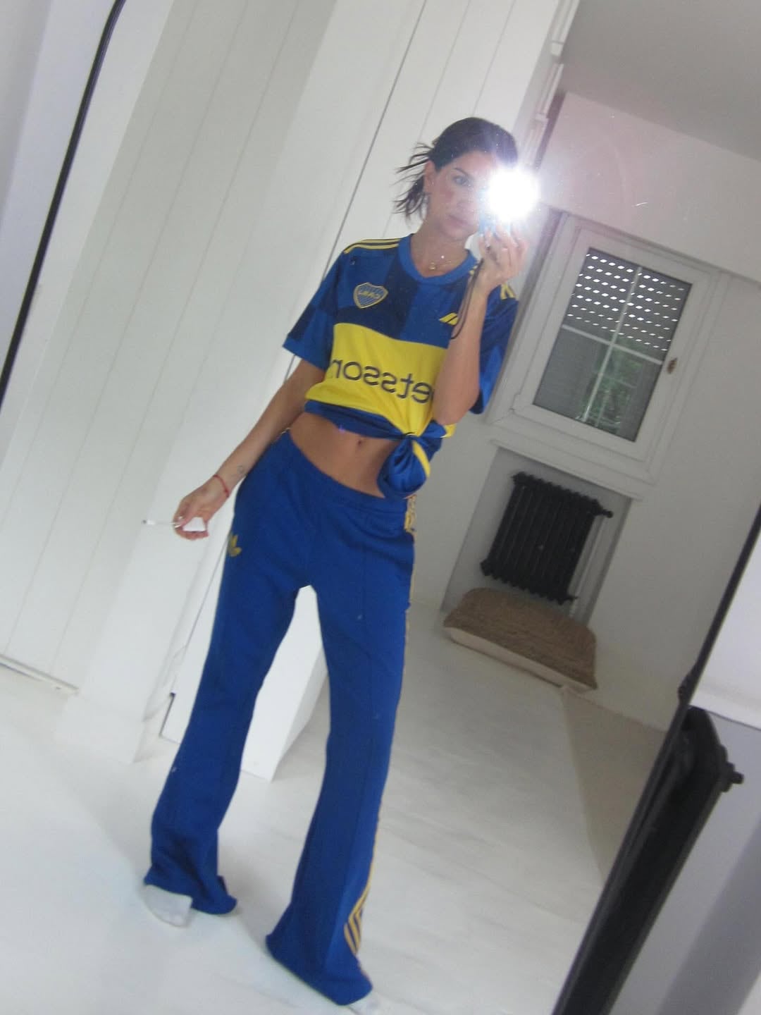 Desde la cancha de Boca, Zaira Nara se declaró fanática Xeneize y ganó corazones con un outfit deportivo