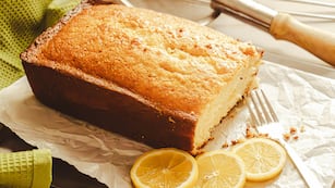 Budín de limón casero súper liviano y sin harina