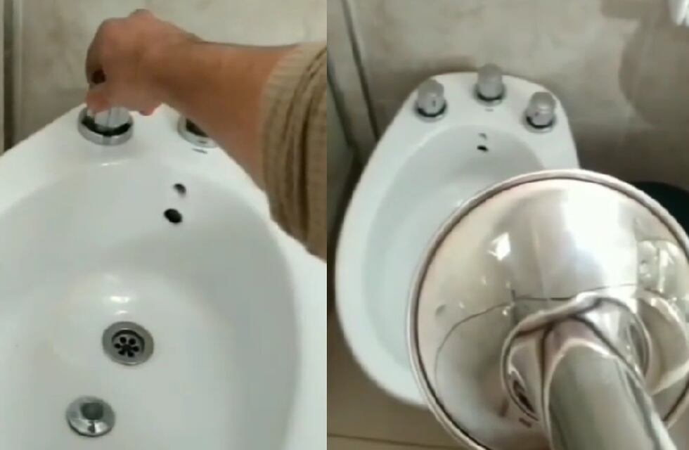 ¿A afinar el bidet?: un cordobés encontró un inesperado instrumento musical en su baño y se hizo viral