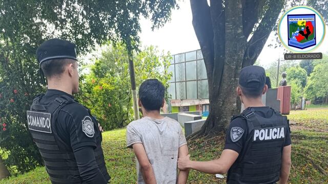 Detuvieron a un joven que intentó robar una casa untado en aceite.