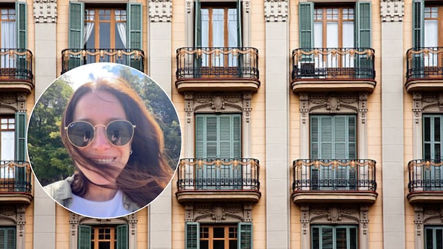 Viral: Una argentina se mudó a Barcelona y su vecino la recibió con un insólito cartel.