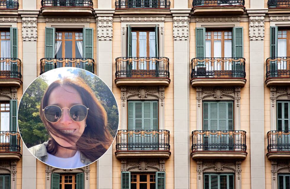 Una argentina se mudó a Barcelona y su vecino la recibió con un insólito cartel que se volvió viral