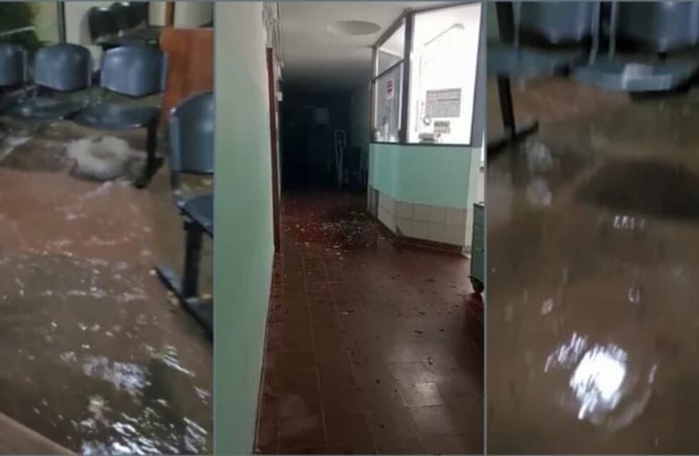 San Juan duramente afectado por las tormentas: se llovió uno de los hospitales cabecera