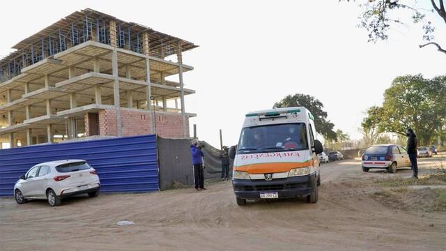La obra en construcción en la que murió un trabajador de Río Cuarto.