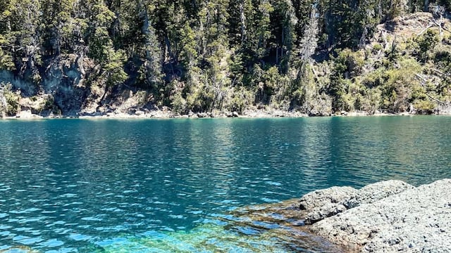 El famoso Saint Michel, el barco hundido en Bariloche.