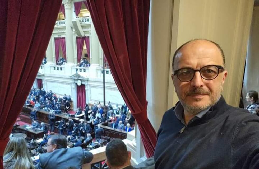 Pablo Garate presente en la asunción de Sergio Massa