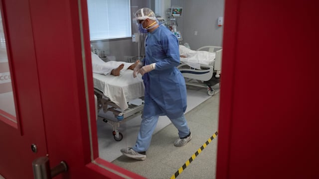 Unidad de Terapia Intensiva UTI del Hospital Central.