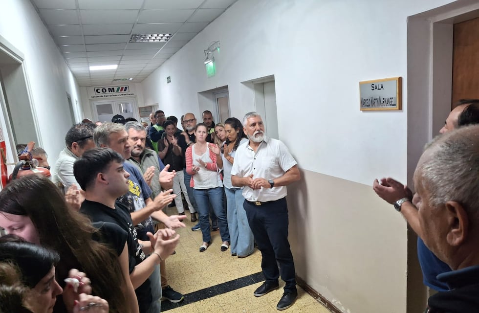 Sentido homenaje al trabajador municipal Marcelo Martín Marinangelli, fallecido en servicio