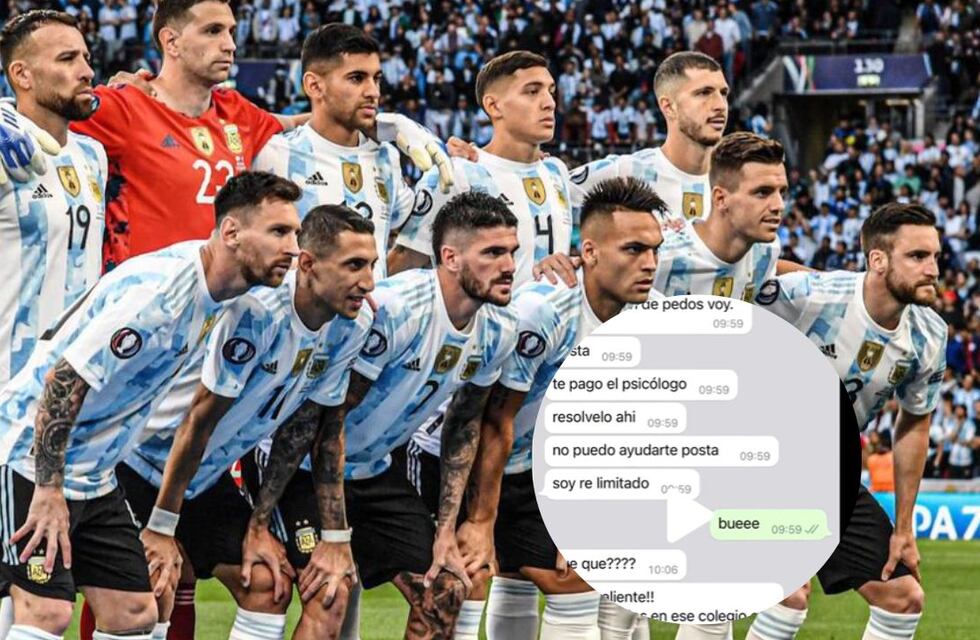 Su hija lo invitó a la entrega de diplomas el mismo día que juega la Selección y se hizo viral en TikTok: “Te pago el psicólogo”