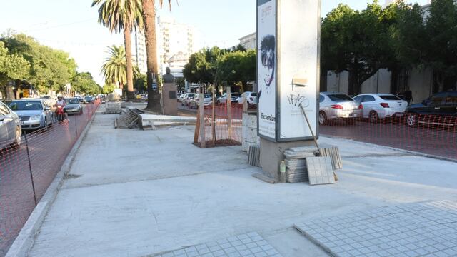Así quedó el primer cantero remodelado del Bv. Santa Fe