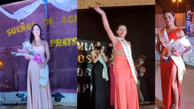 Dana Alexia Navarrete (Jaime Prats), Victoria Araya (Monte Comán) y Aixa Daniela Carrizo (Punta del Agua).