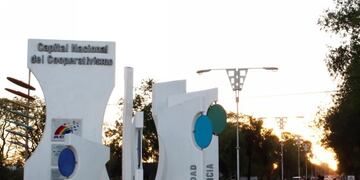 Sunchales cartel de ingreso