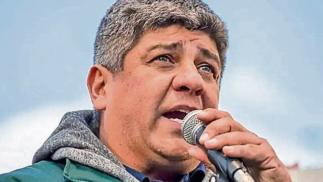 Pablo Moyano, cosecretario general de la Confederación General de Trabajo.