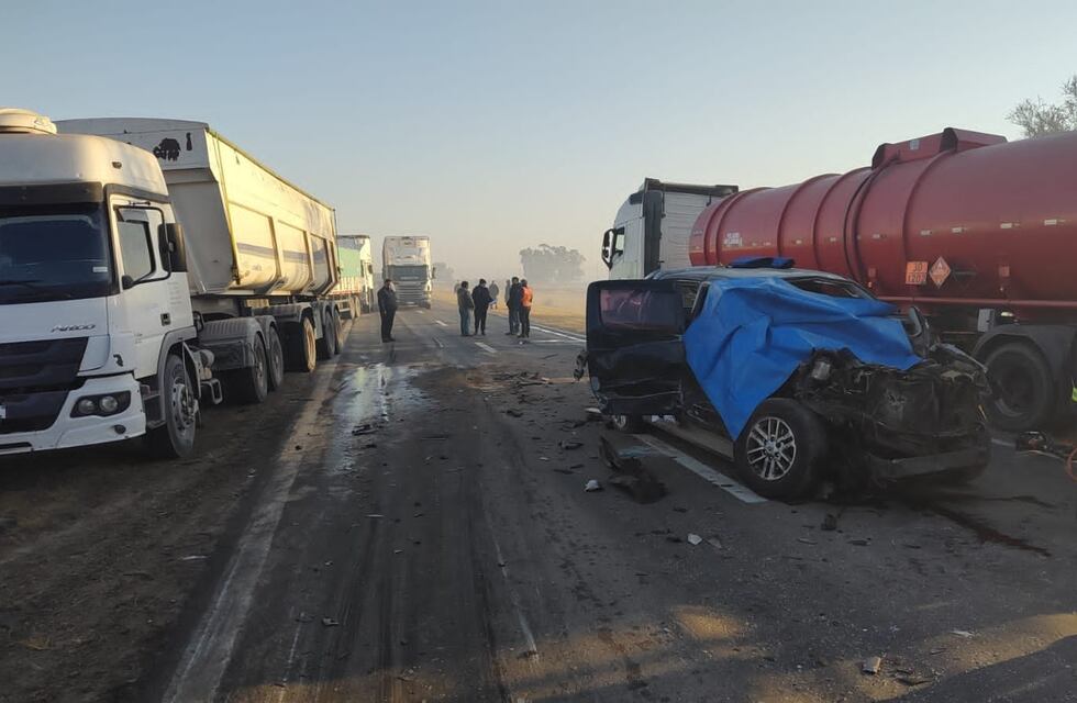 Falleció uno de los conductores del choque en cadena de Tacural