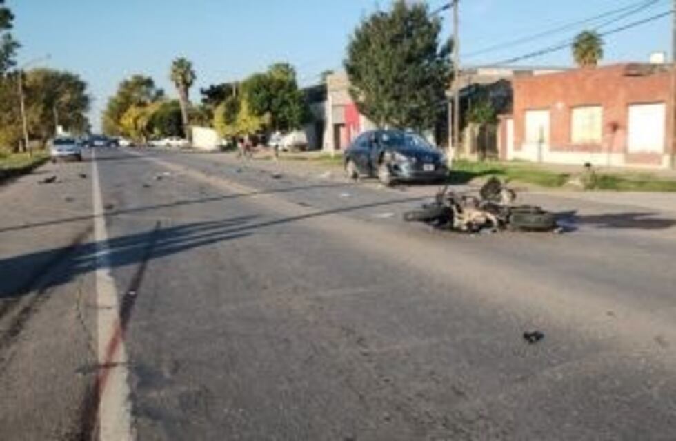 Murió un motociclista en un siniestro vial en Pérez