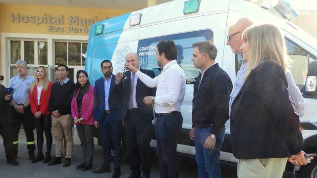 Punta Alta recibió una ambulancia para el Hospital Municipal Eva Perón