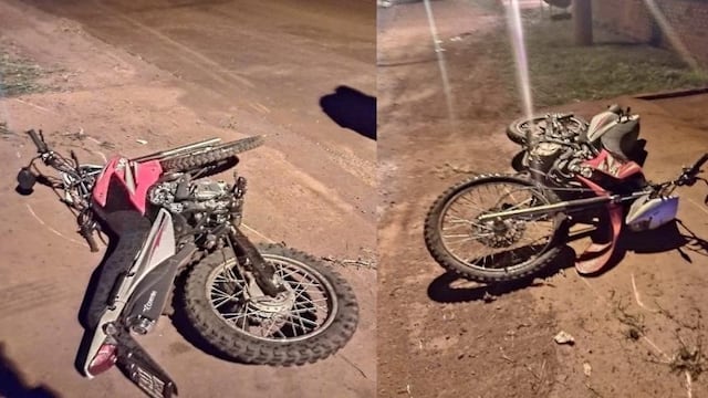 El motociclista embestido sufrió la amputación de uno de sus pies.