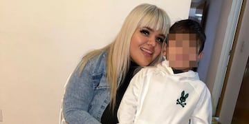 La influencer volvió a Córdoba para reencontrarse con el pequeño.