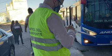 Controles de la CNRT en terminal de Punta Alta