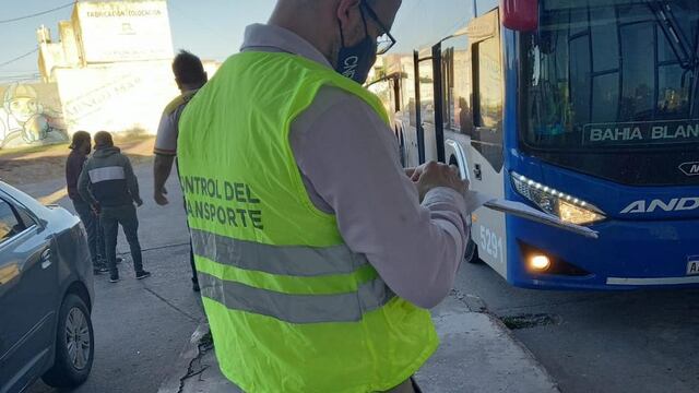 Controles de la CNRT en terminal de Punta Alta