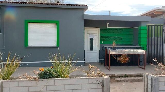 La casa de Alcira Gigena donde un vecino vivió momentos de terror al ser atacado por tres delincuentes armados.