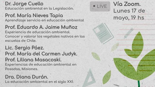 La Licenciada puntaltense Diana Durán disertará en la jornada de Educación Ambiental