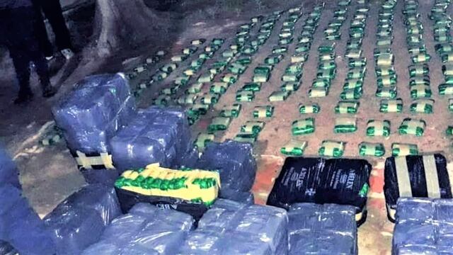 El cargamento ilegal de hojas de coca que llevaban los periqueños aprehendidos en Santigo del Estero.