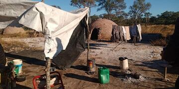 Rescataron a trabajadores chaqueños trabajando en condiciones precarias.