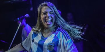 Eugenia Quevedo analizó su performance en el partido de Argentina y Venezuela. (Gentileza LBC).