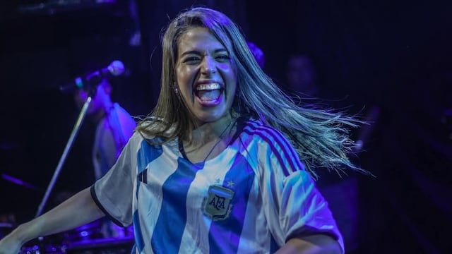 Eugenia Quevedo analizó su performance en el partido de Argentina y Venezuela. (Gentileza LBC).