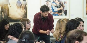 Curso de fotografía brindado por Mario Liotta (foto archivo)